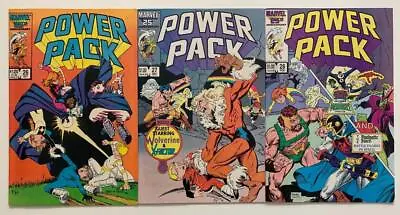 Buy Power Pack #26, 27 & 28. (Marvel 1986) 3 X FN+ To VF+ Copper Age Issues. • 24.50£