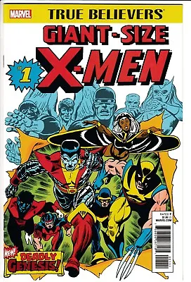 Buy TRUE BELIEVERS: GIANT SIZE X-MEN #1 FACSIMILE EDITION, Marvel Comics (2017) • 7.25£