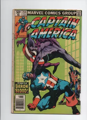 Buy Captain America #254 Death Of 1st Union Jack & Baron Blood • 2.37£