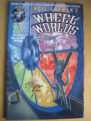 Buy Neil SANDMAN GAIMAN's Wheel Of Worlds #0, 48pg Collector's Edition + Poster/skbk • 1.99£