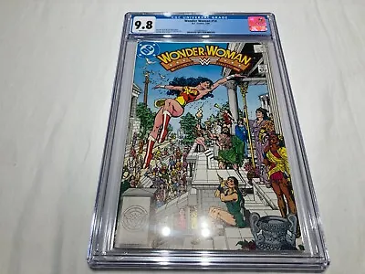 Buy Wonder Woman 14 CGC 9.8 NM/M White Pages Mount Olympus! Perez 1988 • 92.06£