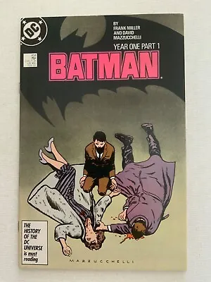 Buy Batman#404-Year One Part 1-DC Comics (1987) Frank Miller-High Grade-NM- • 19.75£