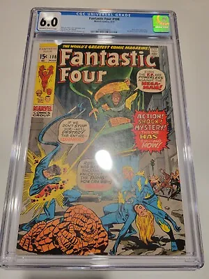 Buy Fantastic Four #108 1971 CGC 6.0 Nega-Man Marvel Bronze Age 15 Cent FLASH SALE!! • 56£
