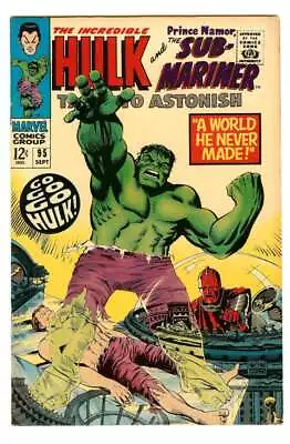 Buy Tales To Astonish #95 5.0 // 1st Appearance Of Walter Newell Marvel Comics 1967 • 42.90£