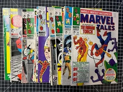 Buy Silver Age Marvel Tales Giant-Size #16,17,19-23,25-28,31-33 Spidey, Thor, Torch • 98.59£