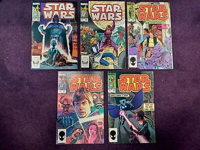 Buy Star Wars #80, 82, 85, 87, 88 Lot Of 5 Comics HIGH GRADE (Marvel, 1984) NM • 41.89£