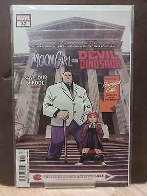 Buy Moon Girl And Devil Dinosaur #32 Marvel 2018 1st App Of Princess NM - (LOC:B2) • 10.32£