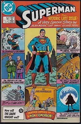 Buy DC Comics SUPERMAN #423 Final Issue Of Series Alan Moore, George Perez VF! • 10.39£