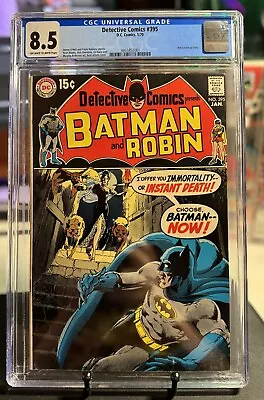 Buy Detective Comics #395 Robin Backup Story Batman CGC 8.5 Off White To White Pages • 559.66£