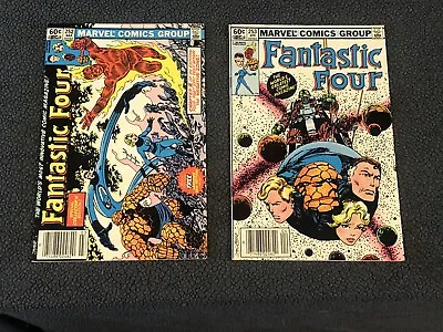 Buy Fantastic Four Comic Lot 8 Comics 252-259 • 39.58£