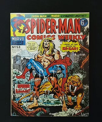Buy Spider-man Comics Weekly No. 53 1974 - - Classic Marvel Comics (also THOR) • 10.99£