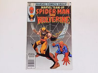 Buy Marvel Team-Up #117 Marvel Comics 1982 Newsstand Spiderman & Wolverine  • 9.61£