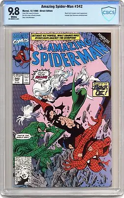 Buy Amazing Spider-Man #342D CBCS 9.8 1990 22-2DC8414-031 • 102.50£