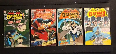 Buy Detective Comics #402, 404, 407, 408 (DC Comics 1970) AVG VG Neal Adams • 68.31£