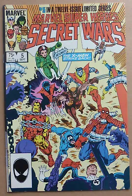 Buy Marvel Super Heroes, Secret Wars #5,  The X-men Strike Back! , High Grade!! • 14.50£