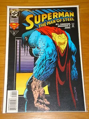 Buy Superman Man Of Steel #33 Dc Comic Near Mint Condition May 1994 • 2.49£