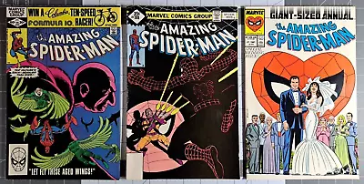 Buy The Amazing Spider-Man Lot Of 3 Issues -  #188 #224 #21 Annual - 2 Keys • 15.77£