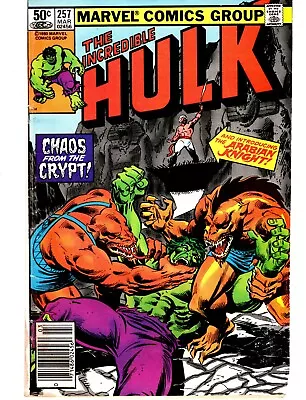 Buy The Incredible Hulk #257 - Crypt Of Chaos! - Guest-starring The Arabian Knight! • 6.30£