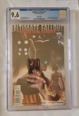 Buy Ultimate Fallout #1: CGC 9.6, Rare 1:25 Djurdjevic Variant, WHITE Pages • 249.95£