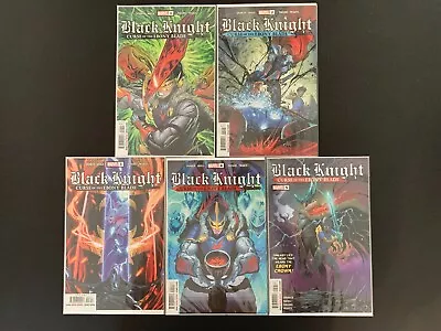 Buy Black Knight: Curse Of The Ebony Blade #1-5 Complete!  *nm Or Better!* (2021) • 19.97£