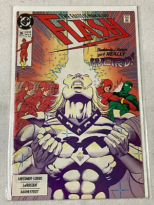 Buy Flash (2nd Series) #36 1990 VF+/NM DC Comics Messner-Loebs/LaRocque/Mahlstedt • 4.01£