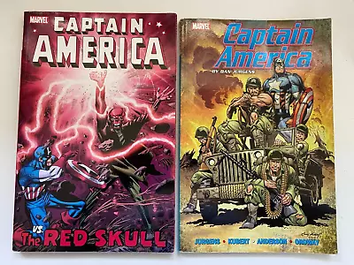 Buy Two Captain America Graphic Novels ~ Vs The Red Skull & Dan Jurgens Vol 1 • 7.95£