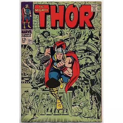 Buy Thor #154 Marvel Comics Silver Age Very Fine- 7.5 • 24.65£