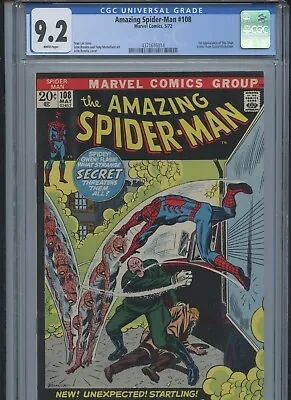 Buy Amazing Spider-Man #108 1972 CGC 9.2 (1st App Of Sha Shan) • 124.66£