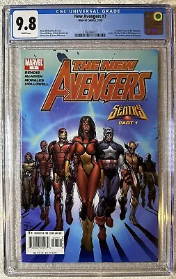 Buy New Avengers #7 CGC 9.8 Key 1st Appearance Illuminati Marvel 2005 Cheap! • 63.22£