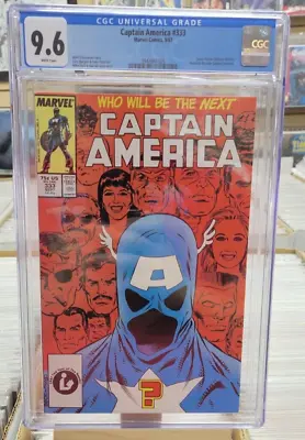Buy Captain America 333 CGC 9.6 John Walker Becomes New Captain America • 55.02£