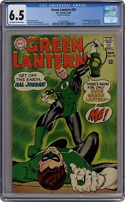 Buy Green Lantern #59 CGC 6.5 1968 3714429005 1st App. Guy Gardner • 549.47£