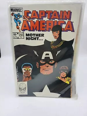 Buy Vintage Comic Book Captain America 290 1st Sin Mother Superior 1984 Marvel Byrne • 11.86£