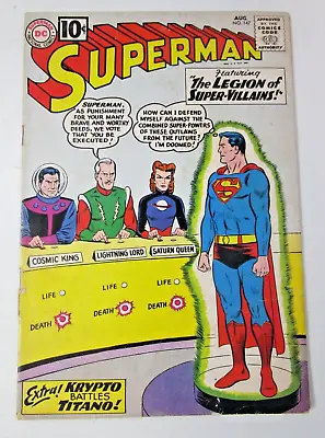 Buy Superman #147 1961 [G/VG] 1st App Legion Of Super-Villains DC Silver Age Key • 77.15£