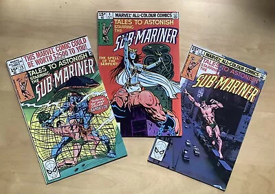 Buy 3 X Issues Tales To Astonish Vol 2 Featuring The Sub Mariner #7VF- #9VF & #10VF- • 9.99£