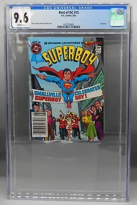 Buy CGC 9.6 D.C. Comics BEST OF DC #15 Digest ADVENTURE COMICS #262 Superboy #64 #73 • 59.30£