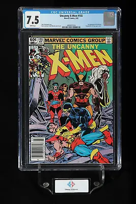 Buy Uncanny X-Men #155 ~ CGC 7.5 ~ Newsstand Ed ~ 1st App The Brood ~ Marvel (1982) • 64.27£