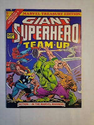 Buy Marvel Giant Superhero Team-Up #9 1976 Treasury Edition Collectible Comic Rare • 25£