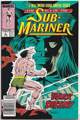 Buy Saga Of The Sub-Mariner 6 NM/M 9.8 Marvel 1989 All-Winners Squad Rich Buckler • 4£