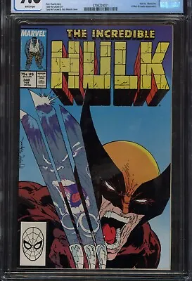 Buy CM - The Incredible Hulk #340 - Marvel Comics 2/88 - CGC 9.6 - White Pages • 479.87£