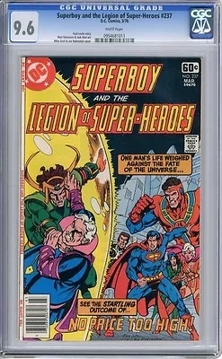 Buy Superboy   #237   CGC   9.6   NM+    White Pages   3/78 M. Grell & J. Rubinstein • 143.91£
