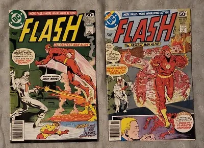 Buy The Flash #266 + 267 Vintage Heat Wave Battle (DC 1978) Plus Origin Of Costume • 12.06£