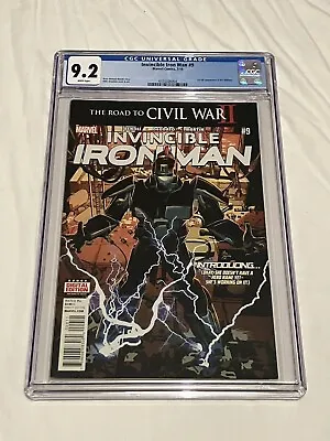 Buy Invincible Iron Man #9 Cgc 9.2 Nm- 1st Riri Williams Ironheart Wakanda Forever • 59.99£