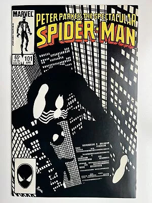 Buy Peter Parker, The Spectacular Spider-Man #101 (1984) Black Suit VF+ • 19.87£
