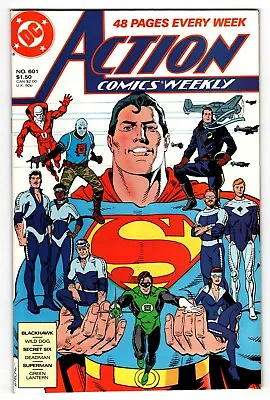 Buy Action Comics Weekly  #601   (dc 1988)  Vf-nm • 3.95£