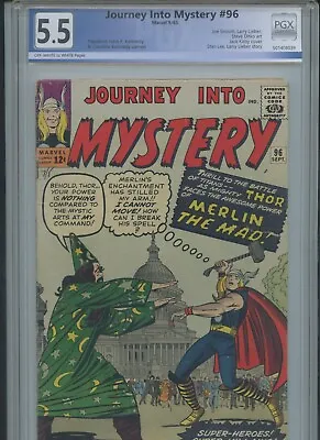 Buy Journey Into Mystery #96 1963 PGX 5.5 (JFK And Caroline Kennedy Cameo)~ • 111.02£