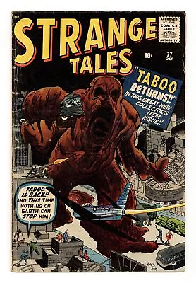 Buy Strange Tales #77 GD/VG 3.0 1960 • 75.15£