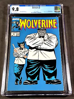 Buy Wolverine #8 1989 CGC 9.8 3911314001 Marvel Comics John Buscema Hulk • 280.87£