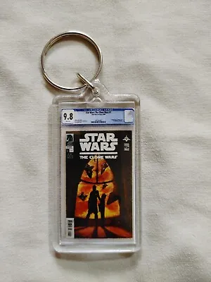 Buy Star Wars The Clone Wars 1 CGC 9.8 Mini Slab Keychain Ahsoka • 4£