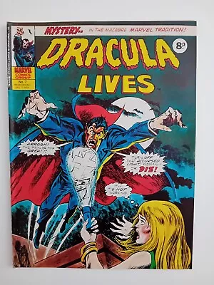 Buy Dracula Lives No7 Marvel Comics 1974 • 9£