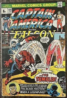 Buy Captain America #169 - 1st Moonstone Cameo! - (Marvel 1974) • 6.99£